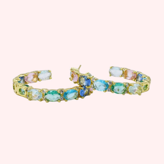 Pastel Dreams Hoop Gold 