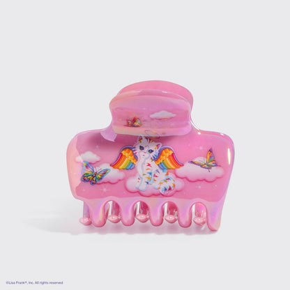 Lisa Frank x Kitsch Cloud Clip – Angel Kitty Hair Claw Clip