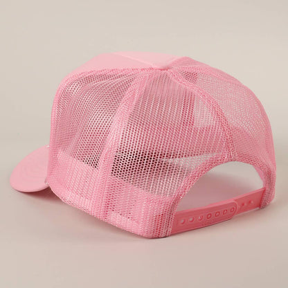 FLORIDA Text Printed Mesh Back Foam Trucker Hat