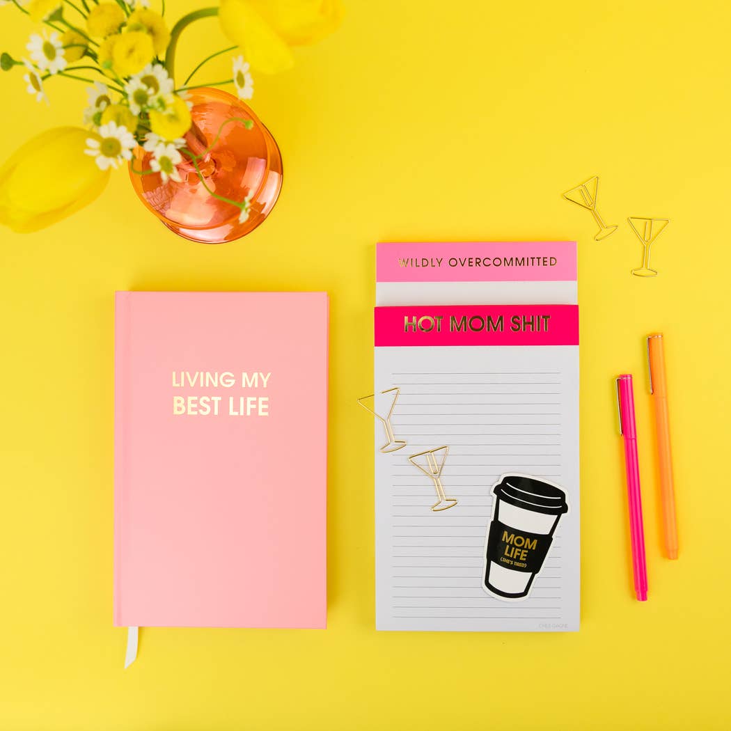 Wildly Overcommitted - Lined Notepad, To-Do List, Funny Gift