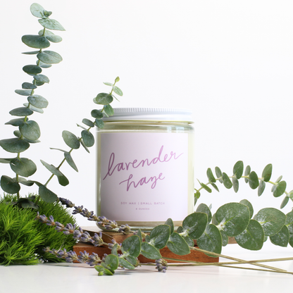 Lavender Haze | Lavender, Bergamot & Cedar Candle | 8 oz