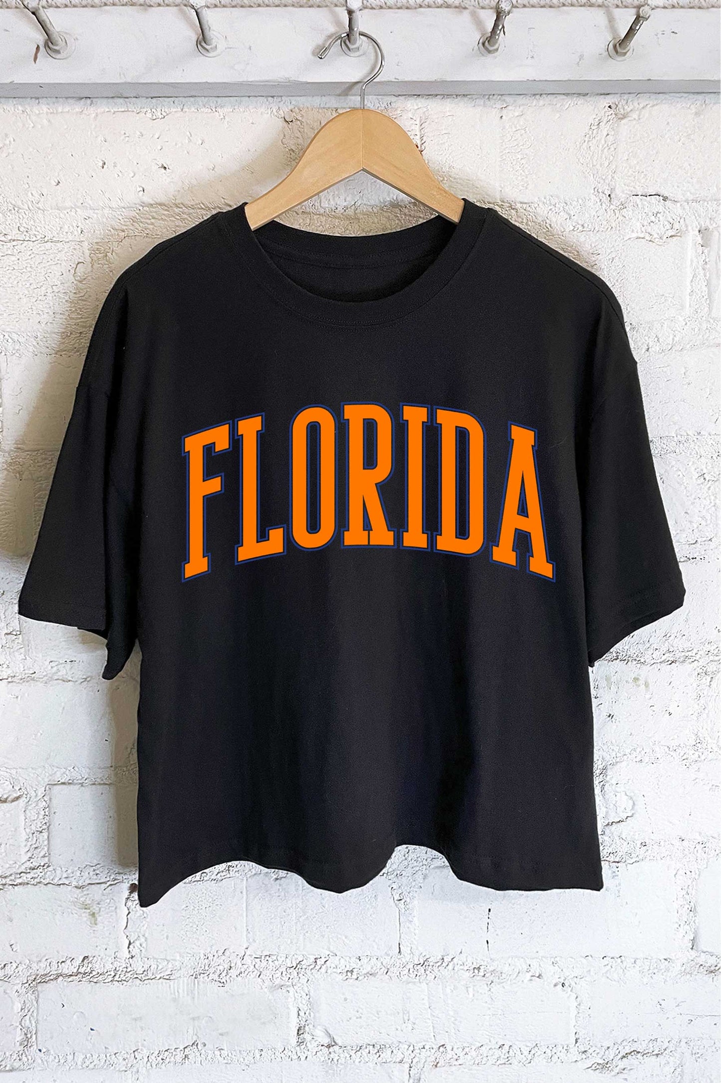 FLORIDA PUFF GRAPHIC LONG CROP TOP