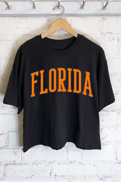 FLORIDA PUFF GRAPHIC LONG CROP TOP