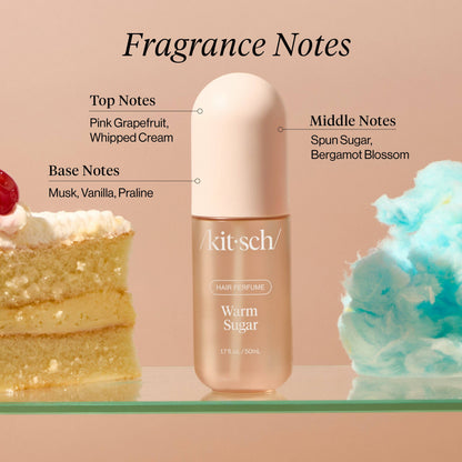 Warm Sugar Hair Perfume – Sweet Vanilla Hair Fragrance Mist