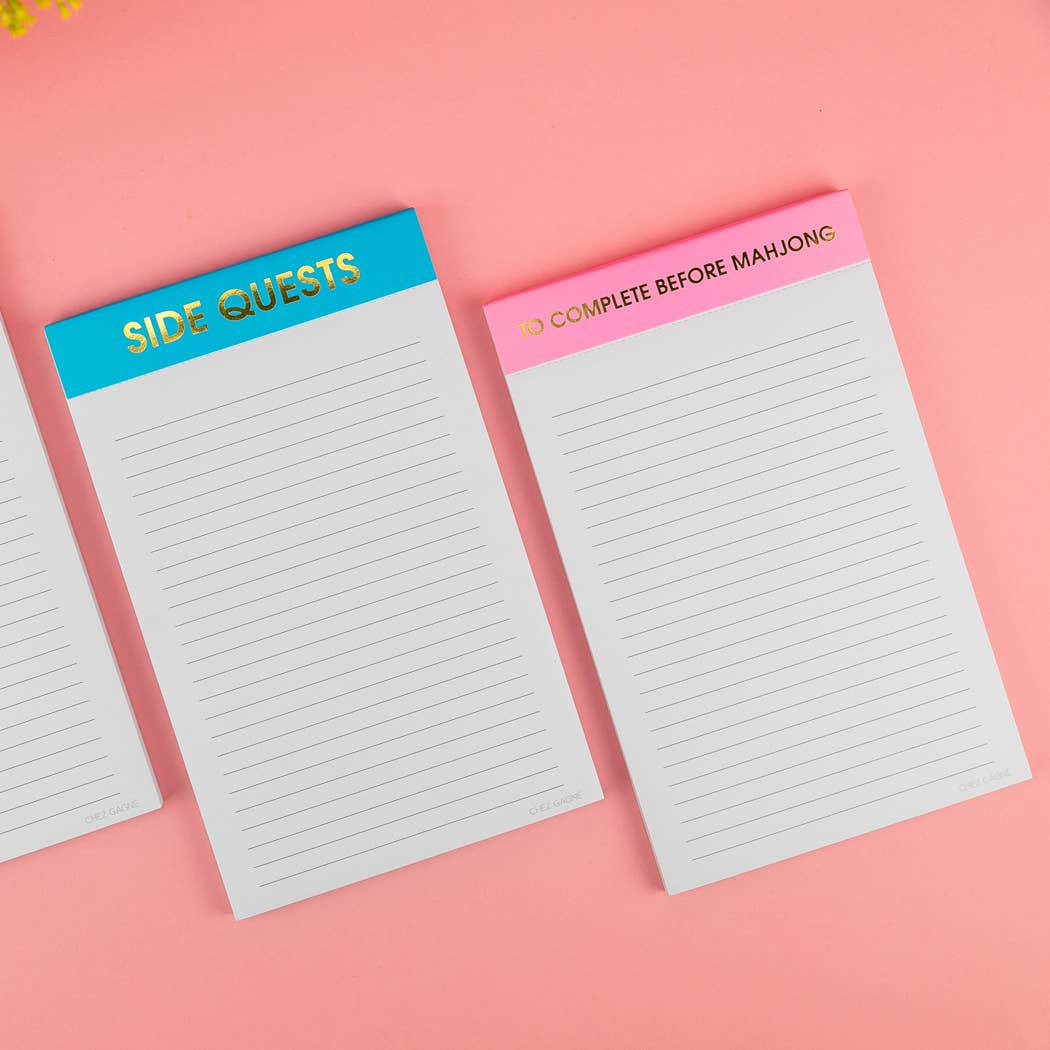 To Complete Before Mahjong - Lined Notepad, Mahjong Gift
