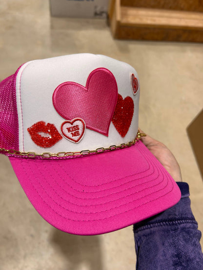 Love Lock Trucker Hat Chain