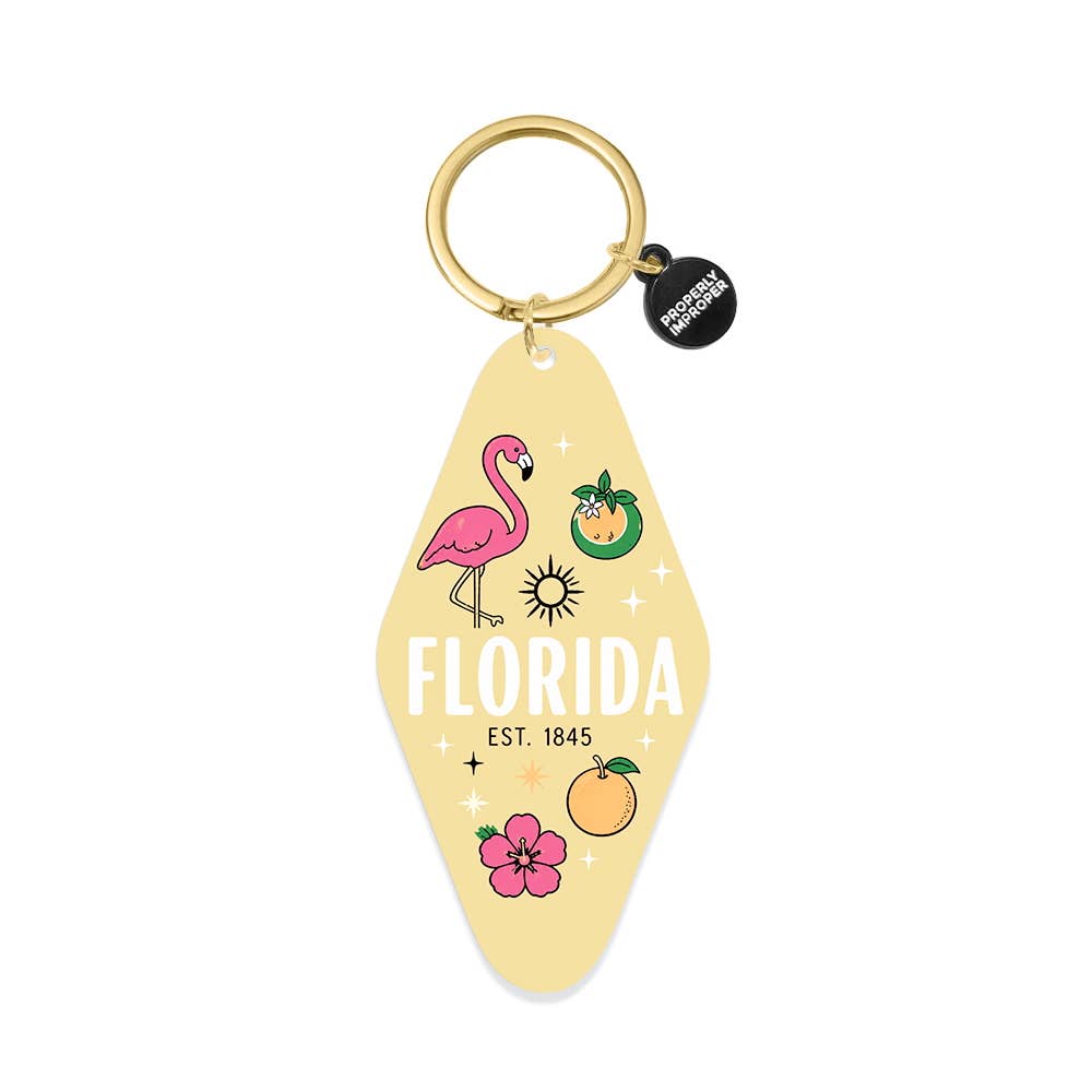 Printed Keychain Florida