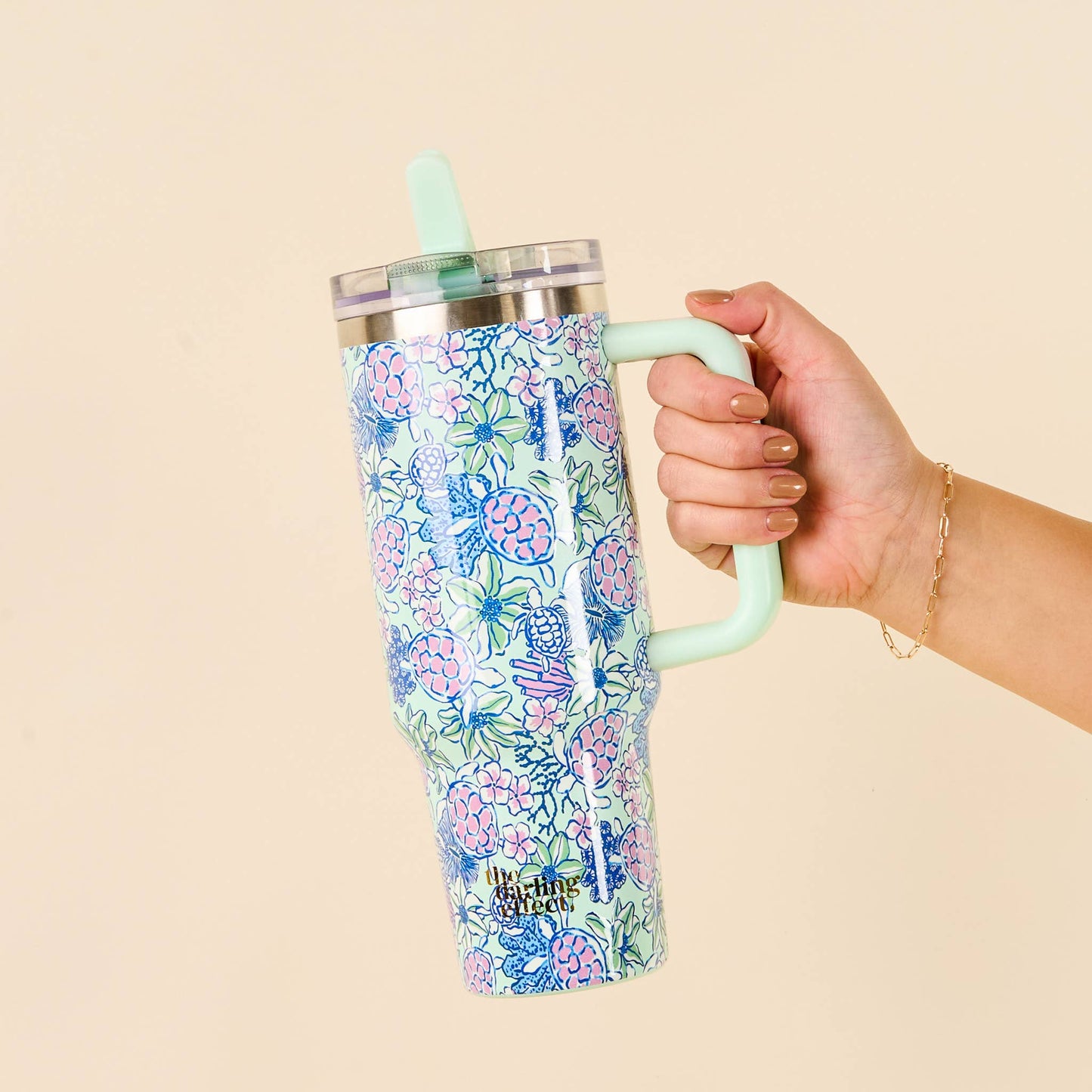 40 oz Lifestyle Flip Straw Tumbler–Coastal Cove