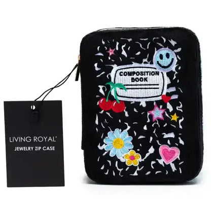 Velvet Jewelry Organizer Case – “Diamonds This Way”