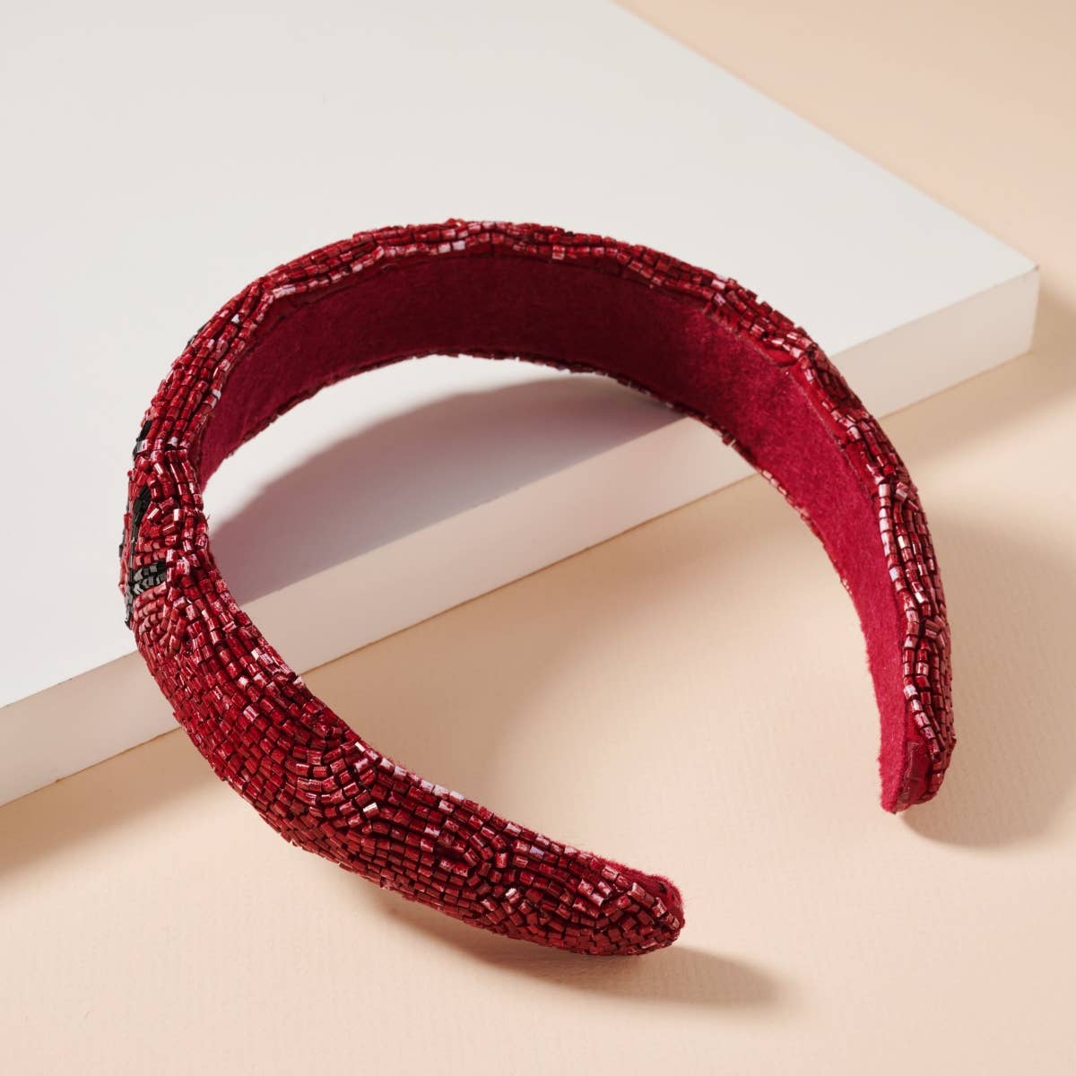 Blue and Orange Game Day Seed Beaded Headband