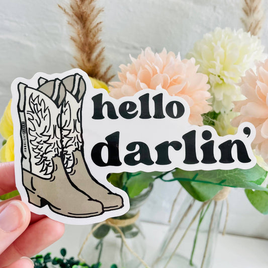 Hello Darlin' - Stickers - CLOSEOUT SALE
