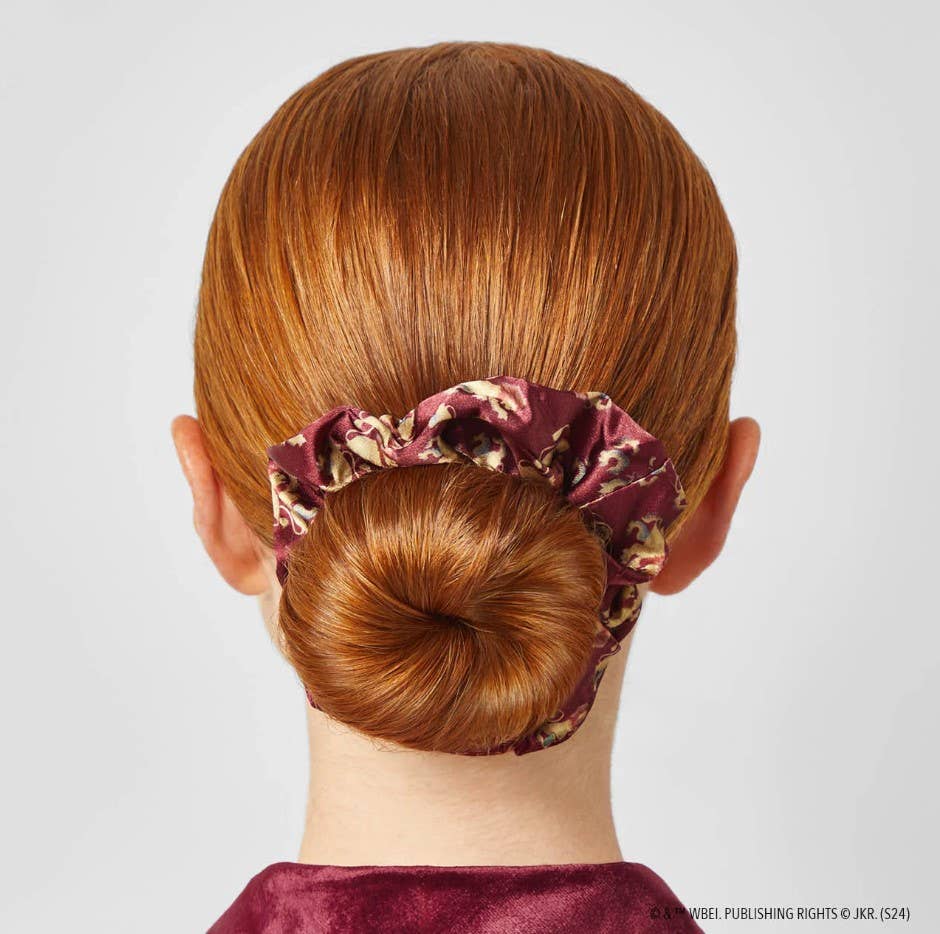 Harry Potter x Kitsch Satin Sleep Scrunchies – 4 Piece Hair Scrunchie Set