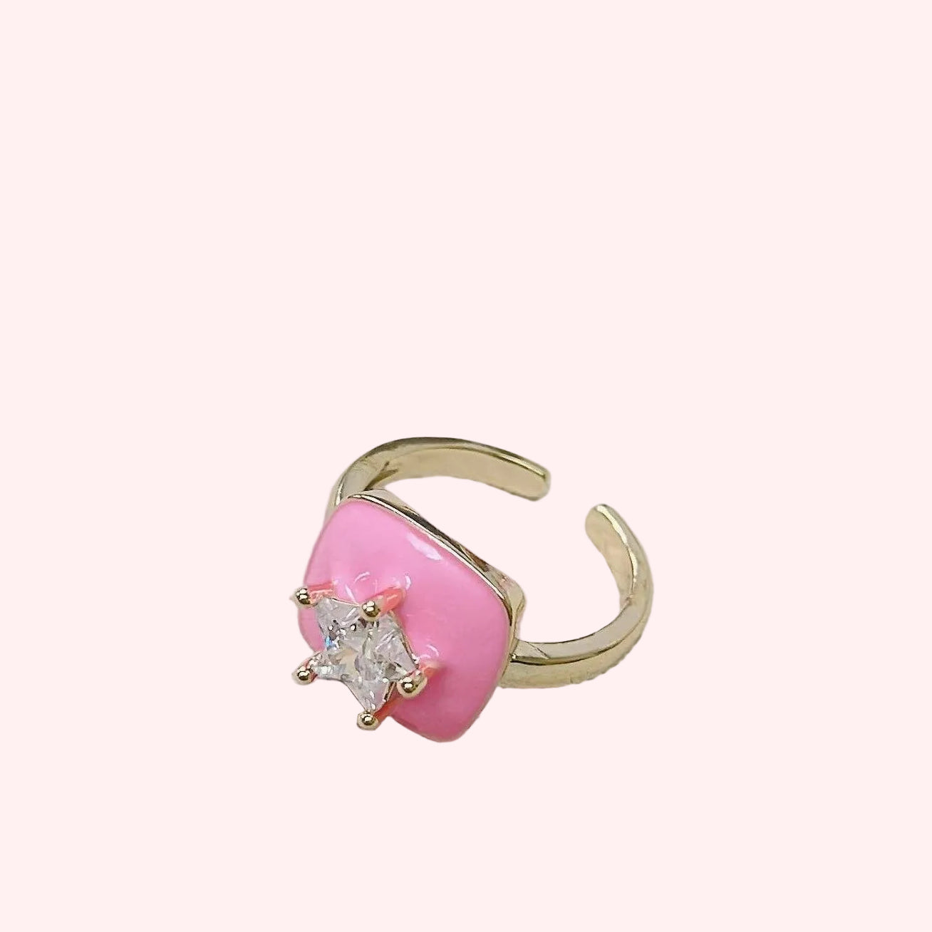 Star light pink ring