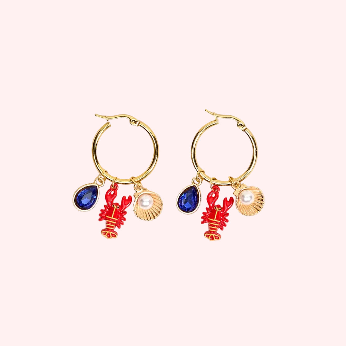 Signature Hoop Earrings–Under the Sea
